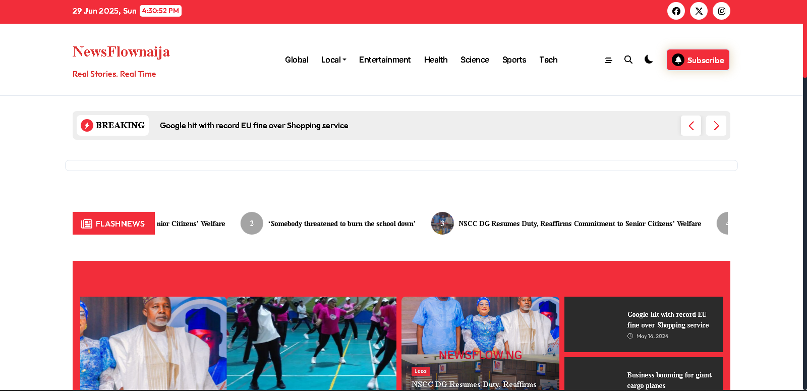 newsflownaija